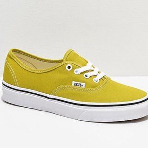 VANS Authentic Low Rider Sneakers in Novel Cress Green/True White  W-6.0